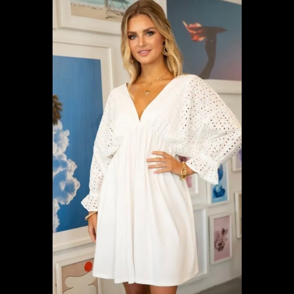 NIP, Ruffle Sleeve Dress